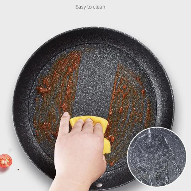 Антипригарная сковорода 28 см без пфоа кухонный гриль Индукционная для