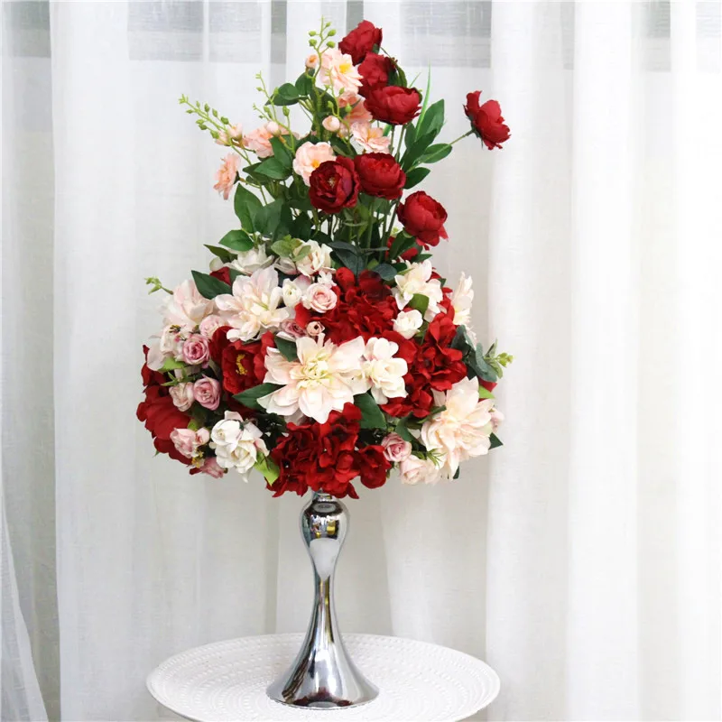 цветы искуственные Индивидуальные искусственные розы поддельные цветочные