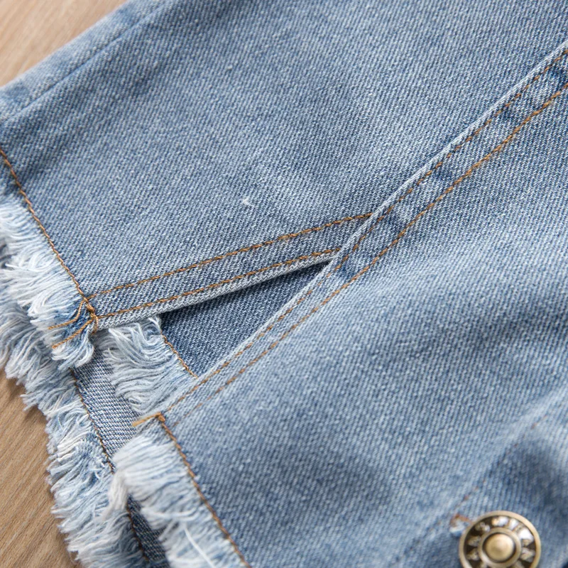 Bear Leader/юбки для девочек Новинка летняя юбка маленьких милая джинсовая на