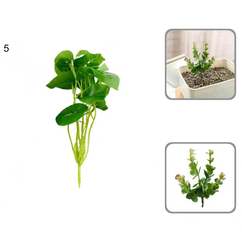 

Anti-fall Clear Texture Beautiful Garland Artificial Potted Plant for Table