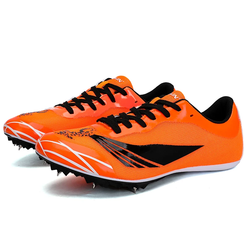 

Running Shoes Men Sports Sneakers 100 M Track Field Shoes Ultralight Long Race Jump Sprint Dash Spikes Size 39-44