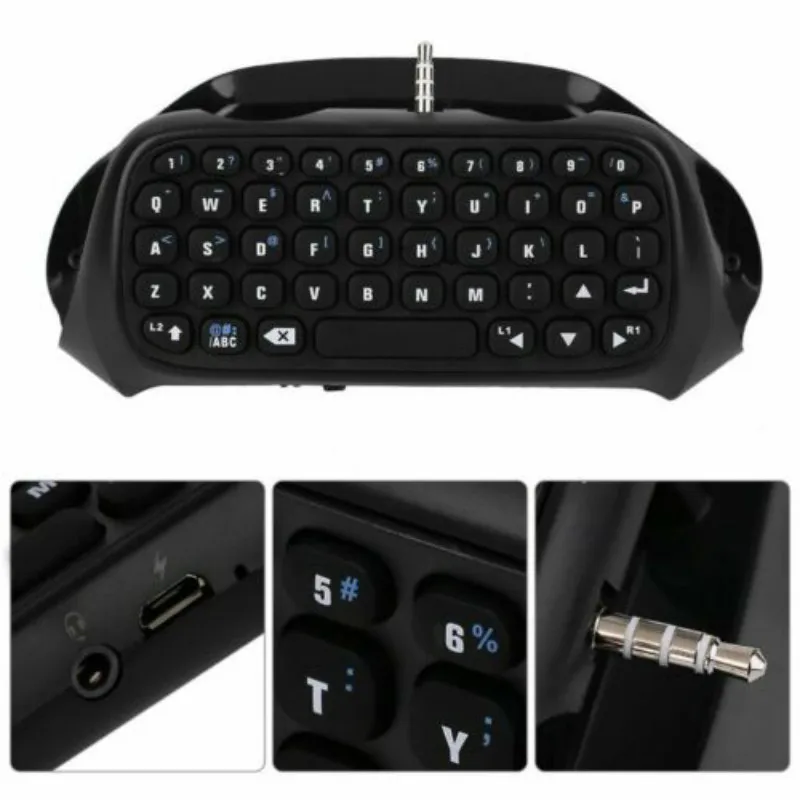 Bkscy игровая клавиатура Мини Bluetooth Беспроводная Клавиатура Chatpad идеально подходит