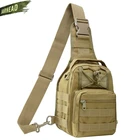 Уличная сумка на одно плечо 900D, военные тактические нагрудные сумки, рюкзак на плечо для кемпинга, походов, камуфляжная сумка на ремне для охоты