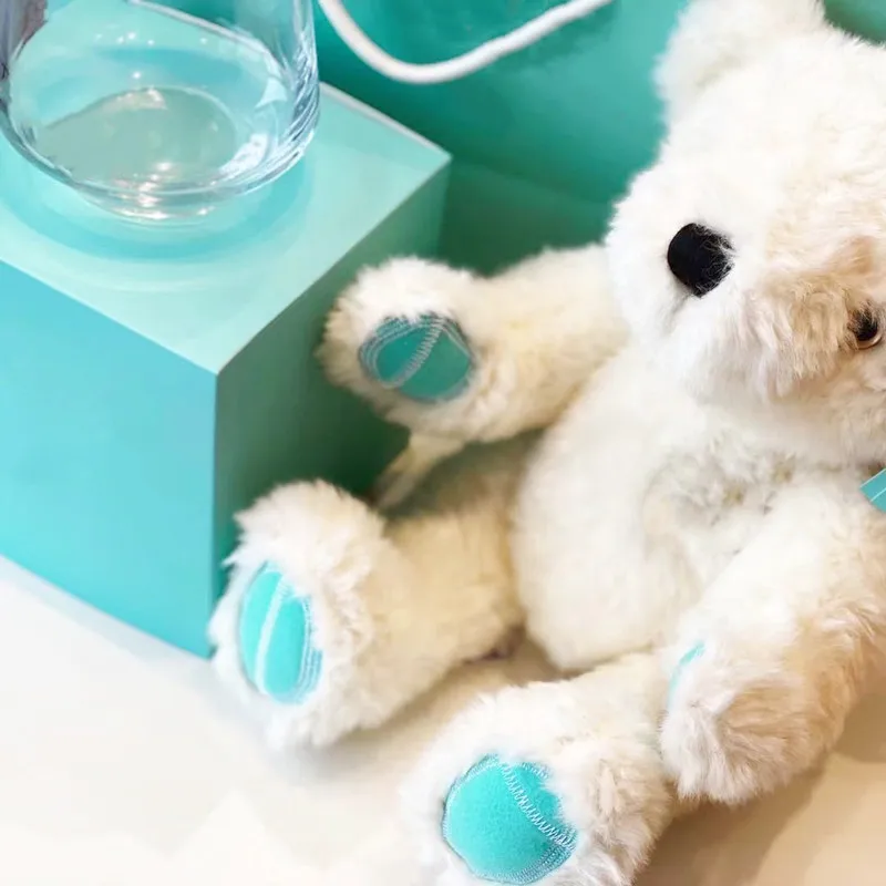 

Exquisite bear and glass set, birthday gift, wedding gift, Christmas gift, children's gift