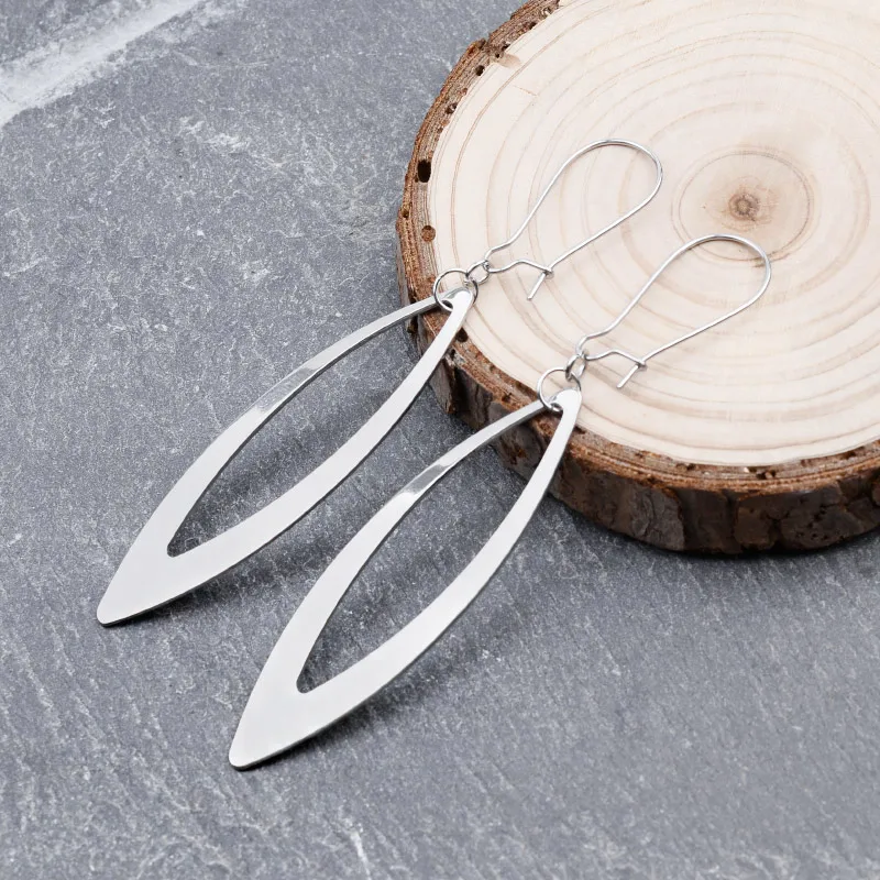 Креативные минималистичные металлические серьги гвоздики неправильной