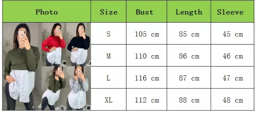 

Women Patchwork Long Sleeve Stitching Tops Shirt Blouse Casual Button Loose Casual Shirt Lady Fashion Spring Autumn Clothes