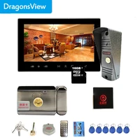dragonsview 7 inch video intercom video door phone doorbell intercom recording function 16gb sd card motion alarm 1200tvl unlock