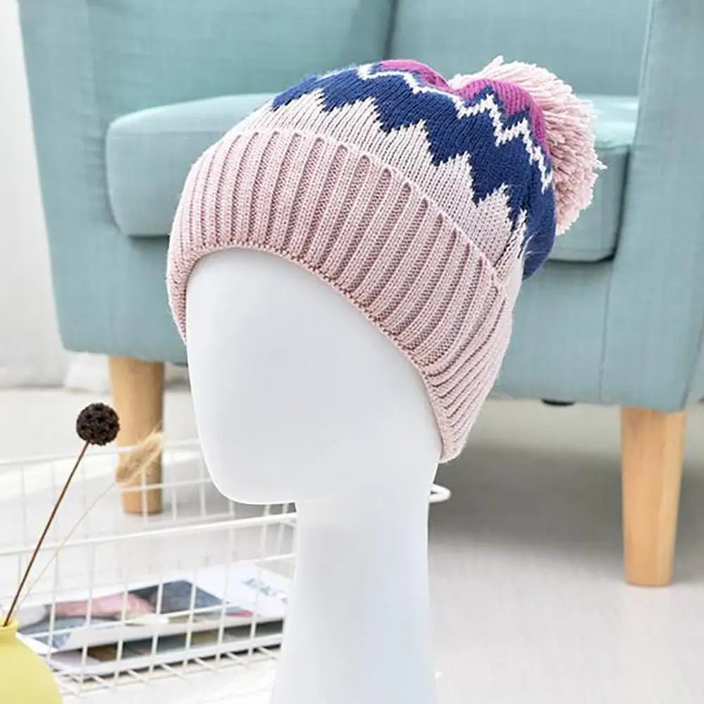 Новая модная женская теплая зимняя шапка с помпоном из искусственного меха