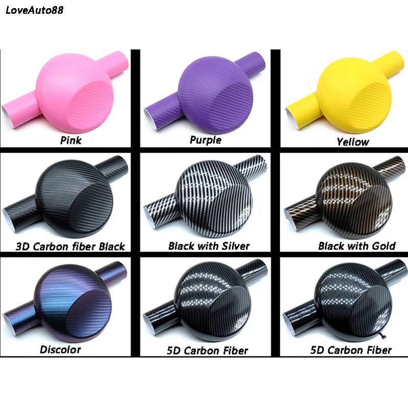 3D 5D углеродного волокна виниловая пленка водонепроницаемые автомобильные