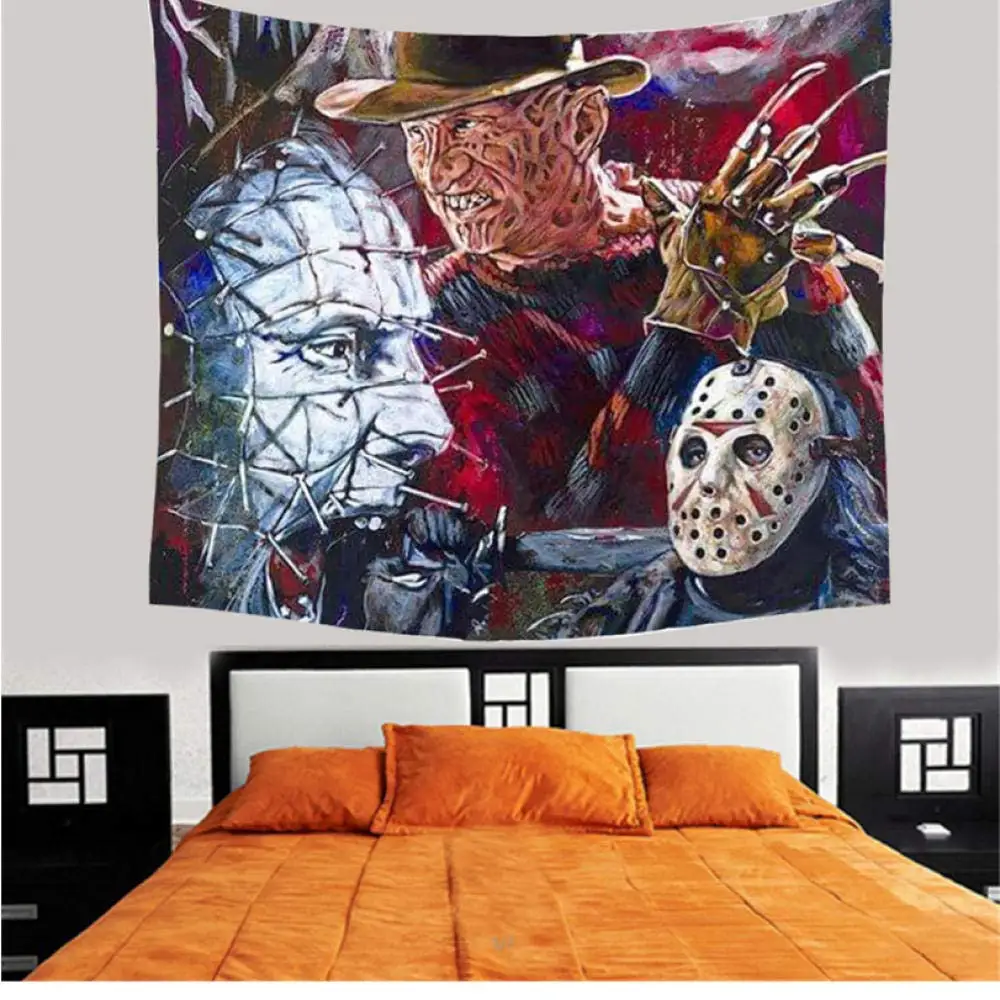 Домашний декор настенный гобелен фильмы ужасов пляжное полотенце Богемской