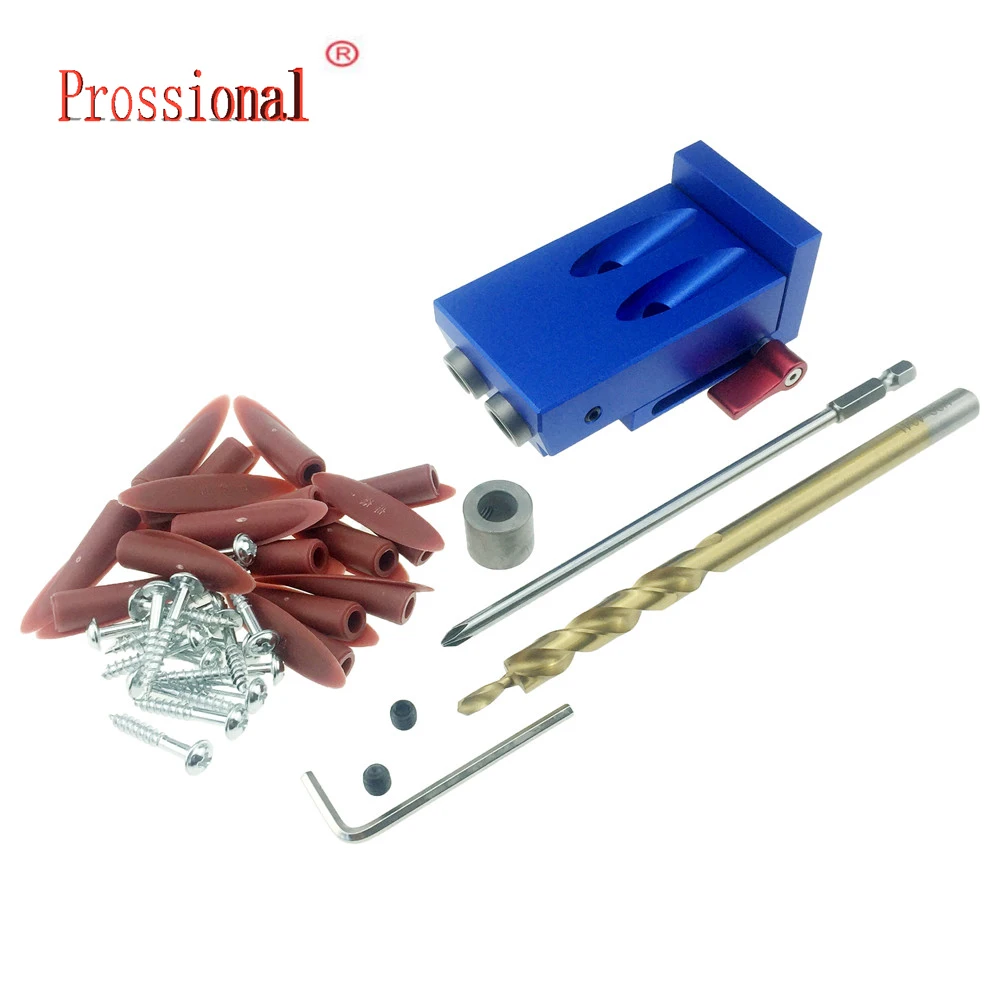 Новый мини стиль карманное отверстие джиг комплект система для работы по дереву