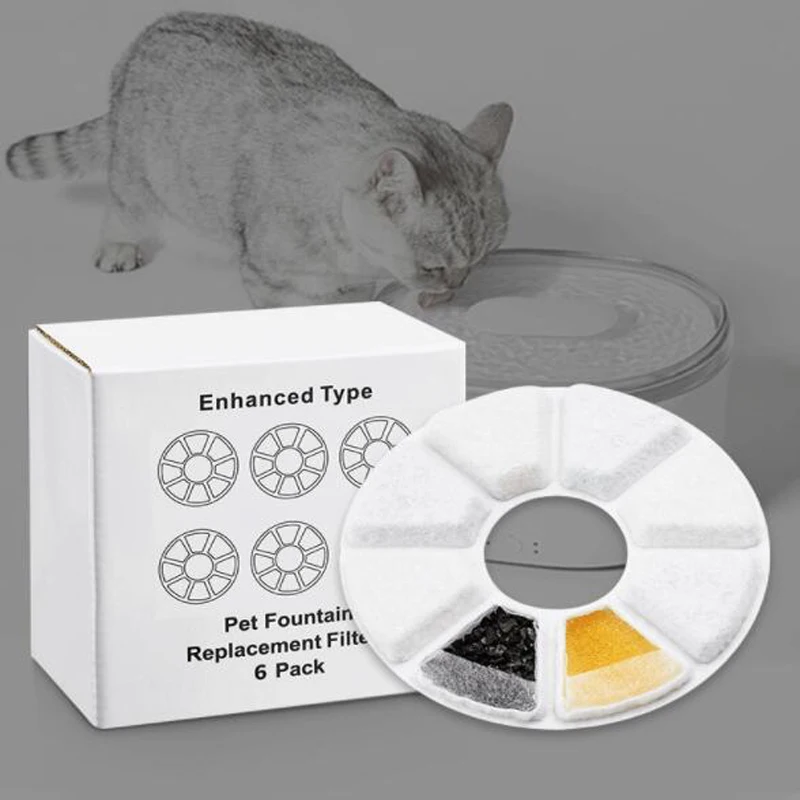 Сменный фильтр для питьевого фонтана фильтры кошек и собак хлопковая смола с