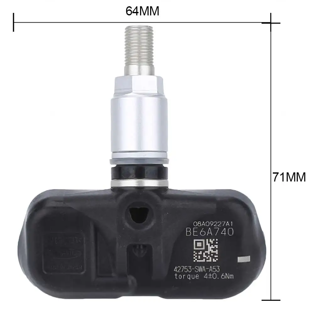 Новый датчик давления в шинах TPMS 42753 SWA A53 для Honda Встроенный автомобильные