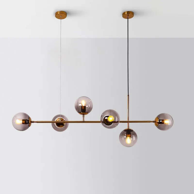 

modern led glass ball luminaria pendente luminaire suspendu lustre pendente kitchen fixtures bedroom dining room