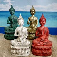 gautam buddha statue imitation copper thai resin crafts decoration