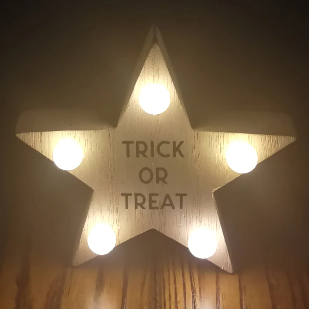 Украшения для Хэллоуина деревянные поделки сделай сам призрак тыква летучая