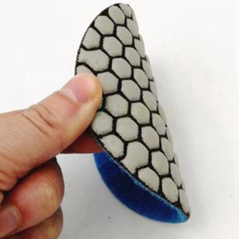 6 шт. 4 дюйма/100 мм зернистость 50 Алмазная сухая Полировочная площадка гранитный