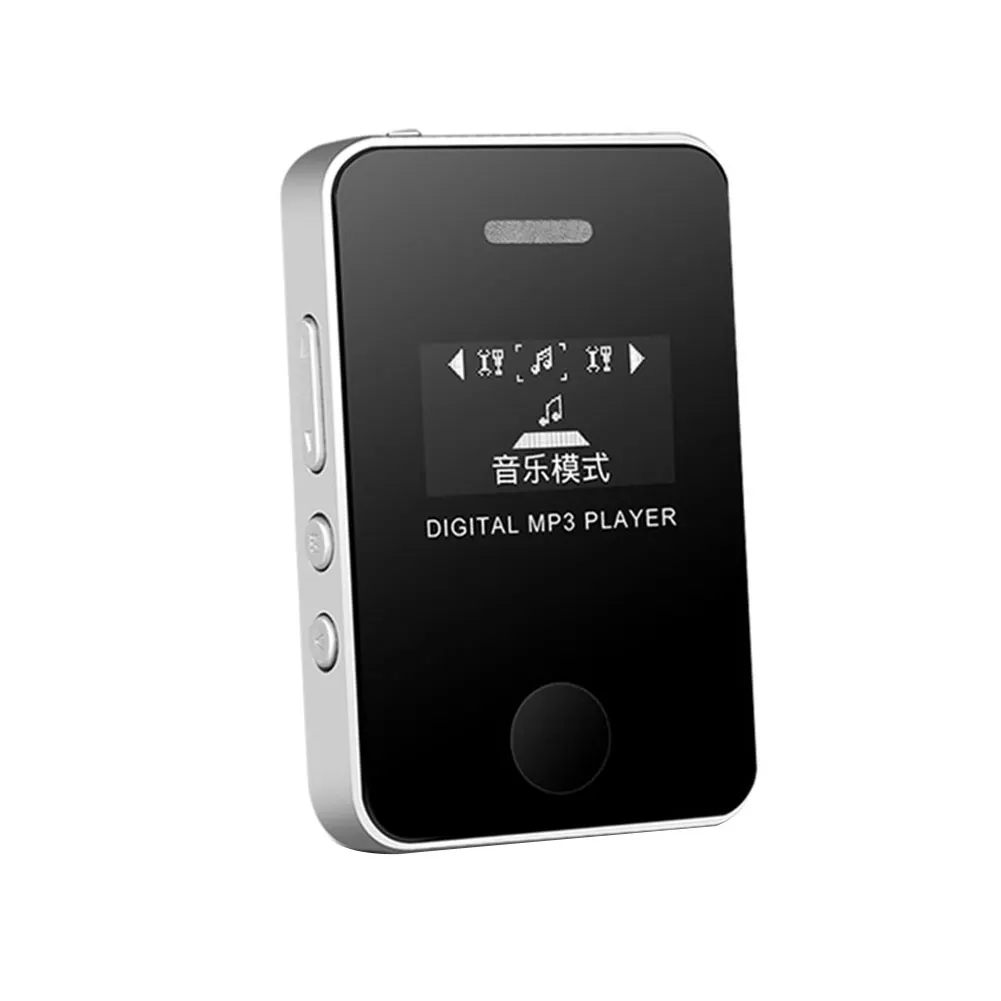 16 Гб ЖК-экран MP3-плеер Hands Free Спортивная аккумуляторная поддержка мини-карта флэш памяти TF USB портативная HIFI музыкальная система с зажимом аудио с динамиком