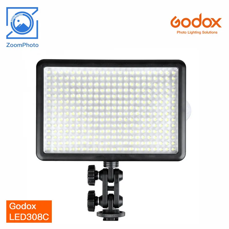 Godox LED 308C светильник ная панель непрерысветильник свет ing 3300K-5600K для видеокамеры