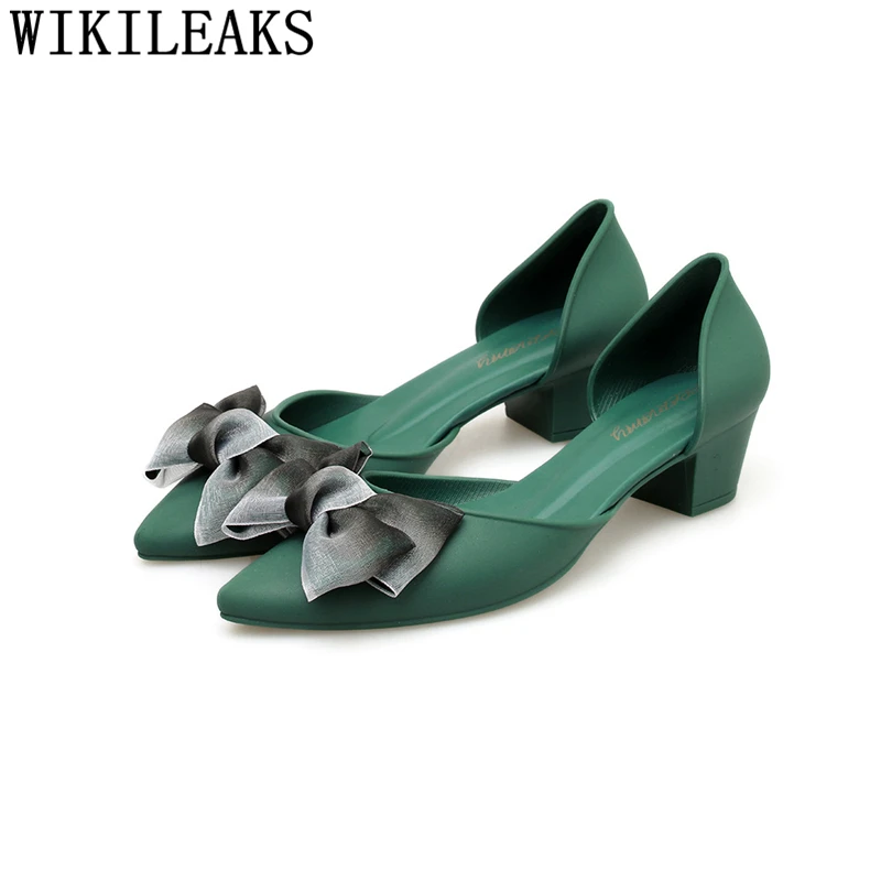 Туфли на низком каблуке с острым носком Элегантная Женская свадебная Обувь