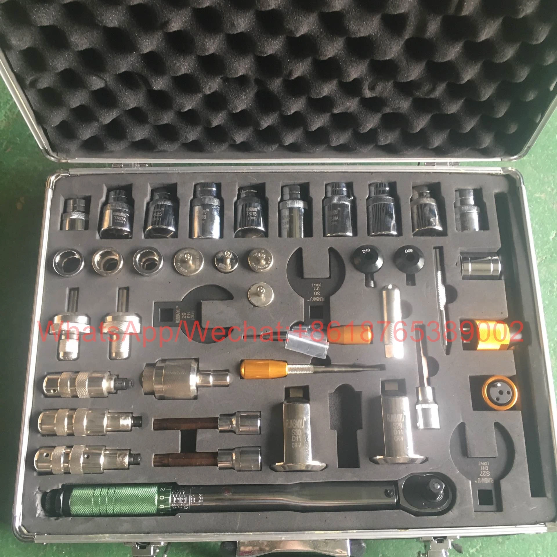 

Xinan No.1060-3 common rail injector remove tools 40 pcs with torque wrench assembly tools for common rail injector