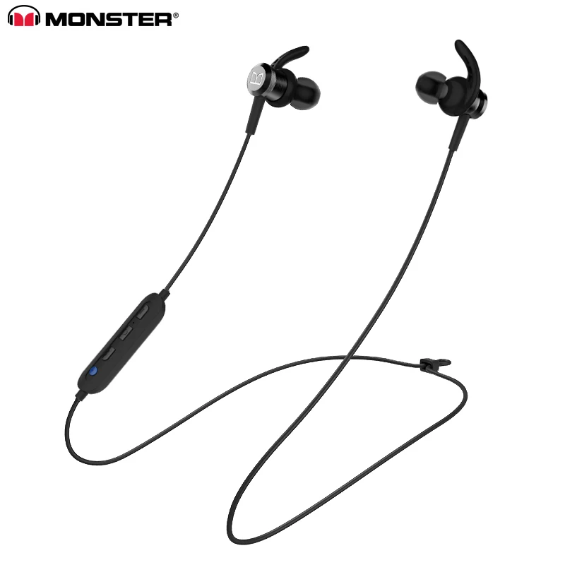 Оригинальные Беспроводные наушники Monster Bluetooth 5 0 IPX4 спортивные с магнитным