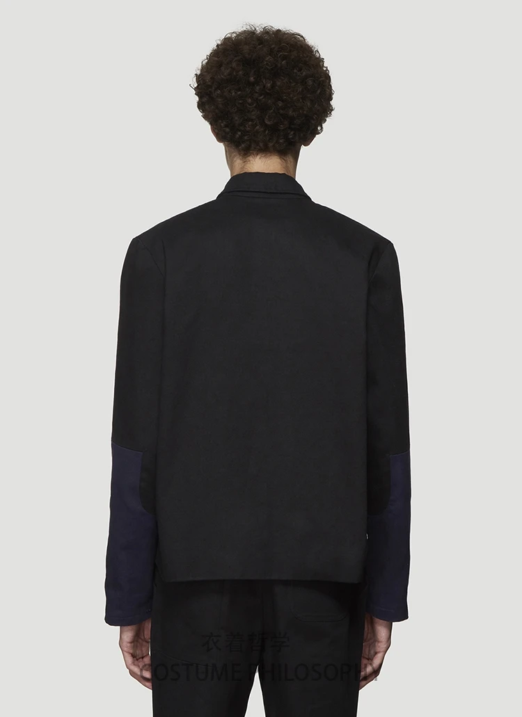 Мужская короткая куртка на молнии с воротником-стойкой два цвета Осень-зима [M-6XL!]