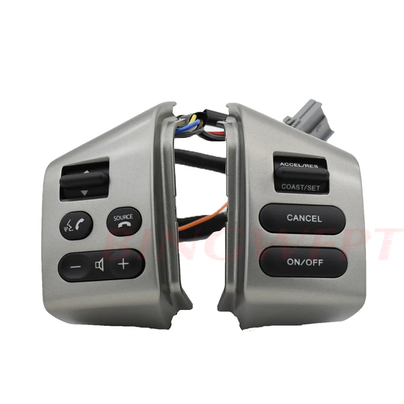 SilverButton Стильные кнопки для автомобиля Nissan Livina& для Nissan TIIDA& для SYLPHY кнопки управления рулем с подсветкой - Цвет: SilverButton