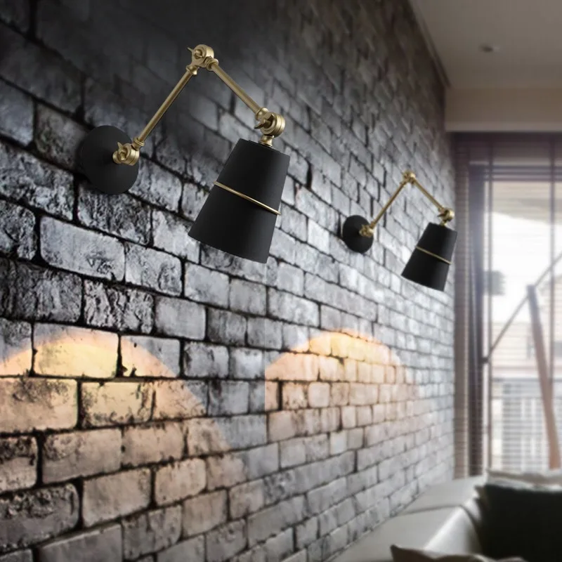 

Industrial Style Modern LED Wall Lamp Decor Lamps for Bedroom Bedside Lighting Cafe Restaurant Decoration Bathroom Vanity Lights