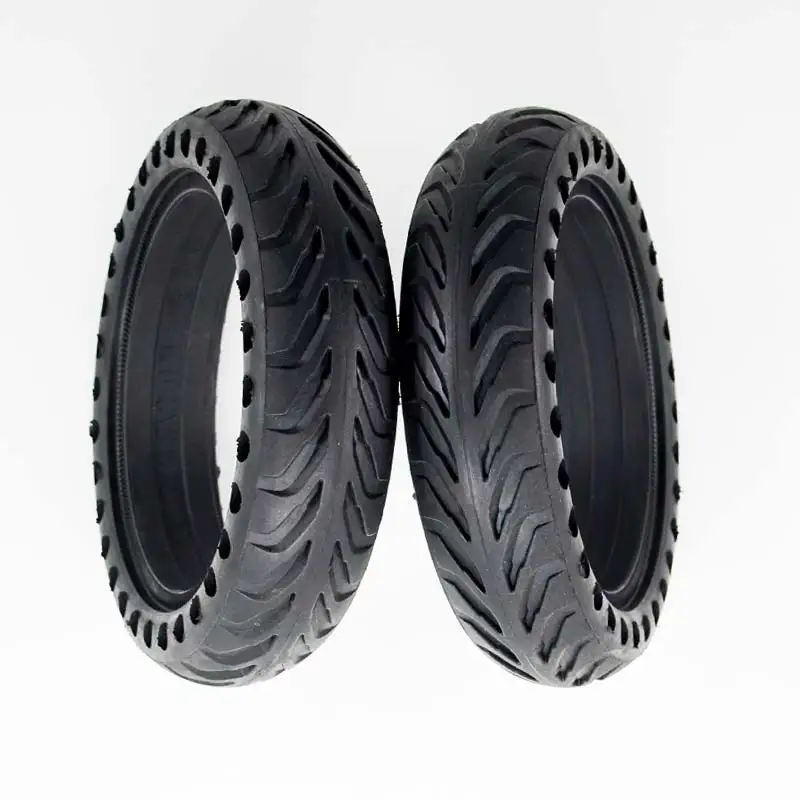 2PCS-Hollow-Tire Шины для скутеров, ступица заднего колеса для Xiaomi Mijia M365 8,5 дюймов, демпфирующие твердые шины, полые непневматические шины, завод - Цвет: 2PCS-Hollow-Tire