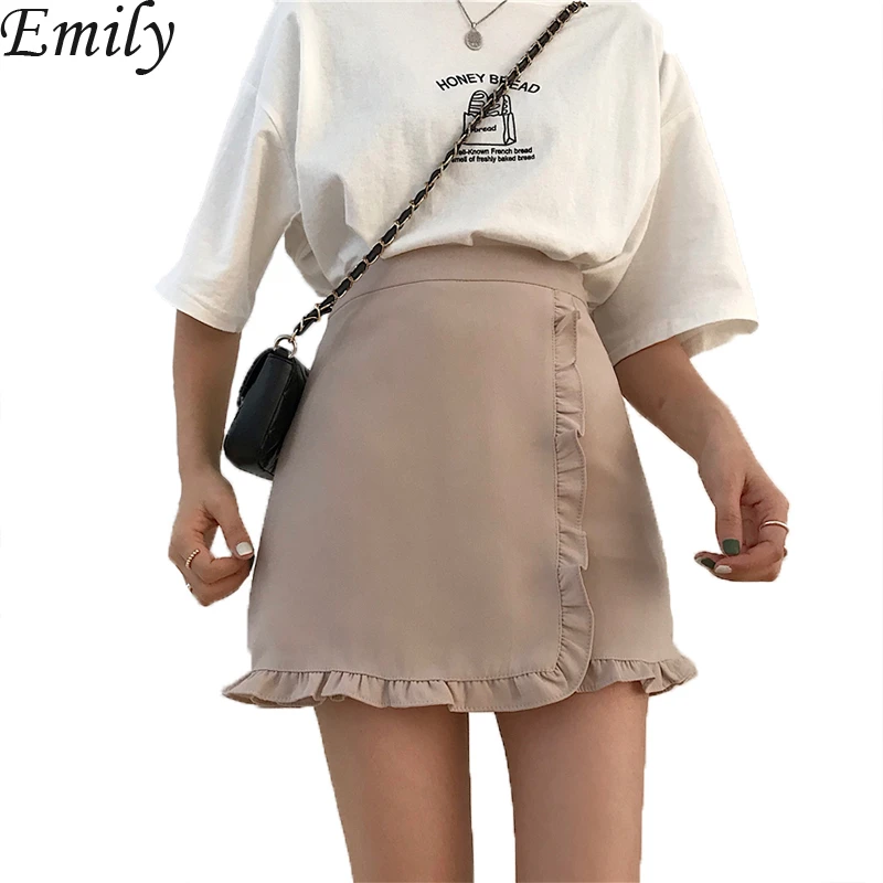 Женские шорты с высокой талией повседневные свободные юбки весна лето 2019|Женские