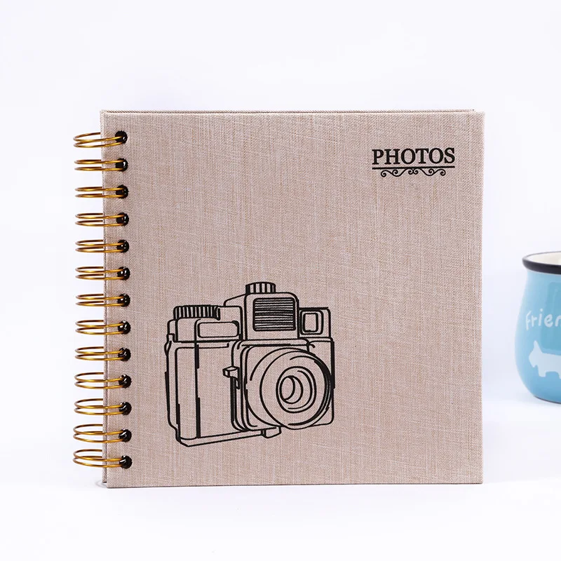 

6-Inch Top Grade Cloth Album DIY Handmade Mini Wedding Album Sticker Book Scrapbooking Children's Growth Record Book Gifts Ideas