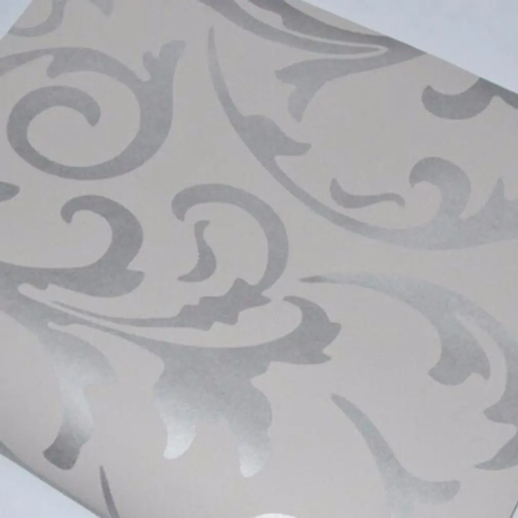 

Simple European Environmentally Friendly 3D Non-Woven Wallpaper Crocheted Leaves Wallpaper Gold 7033