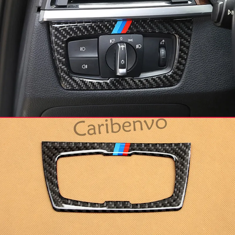 Подлинная углеродного волокна планки Обложка для BMW 3 4 серии F30 F31 F36