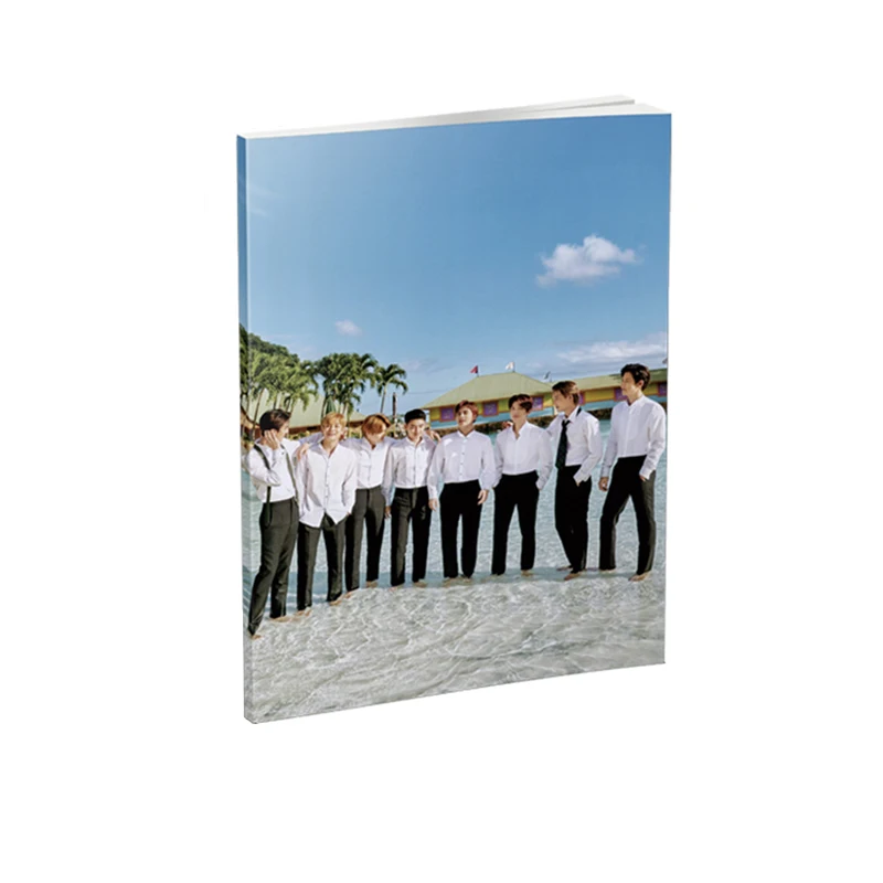 EXO Kpop EXO Гавайские фотокниги KAI SEHUN BAEKHYUN CHANYEOL Мода K-pop EXO маленький фотоальбом фото плата, вентиляторы сувенир - Цвет: EXO