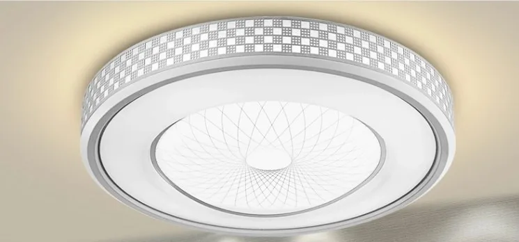 Потолочный светодиодный светильник простой современный круглый для спальни