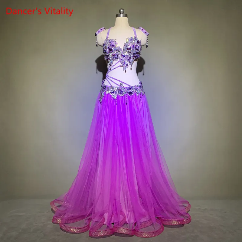 Женский костюм для танца живота комплект из 3 предметов элегантный пикантный