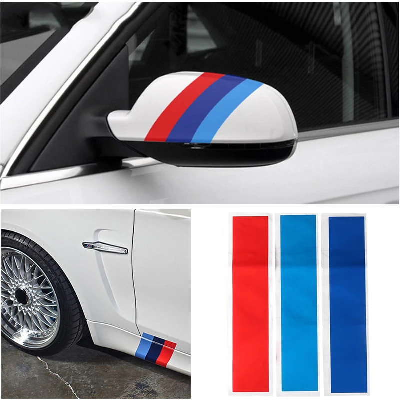 

Waterproof Reflective Decal Decoration Sunproof 3 M-colored Fits Car Sticker Durable Car Front Trim Strips Stripes Grille Decal