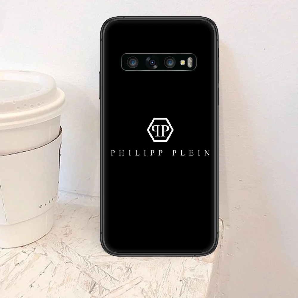 

qp Philipp luxury Brand Phone Case For Samsung Galaxy Note S 8 9 10 20 Plus E Lite Uitra black Shell Silicone Back 3D Coque