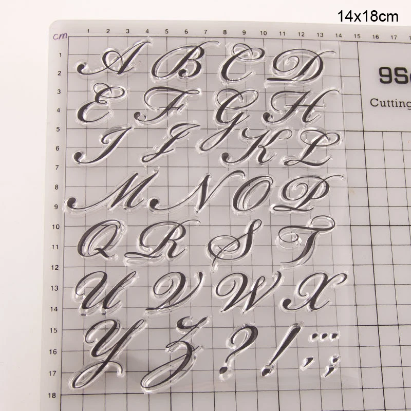 Английский алфавит прозрачные штампы новинка 2019 скрапбукинг резиновые