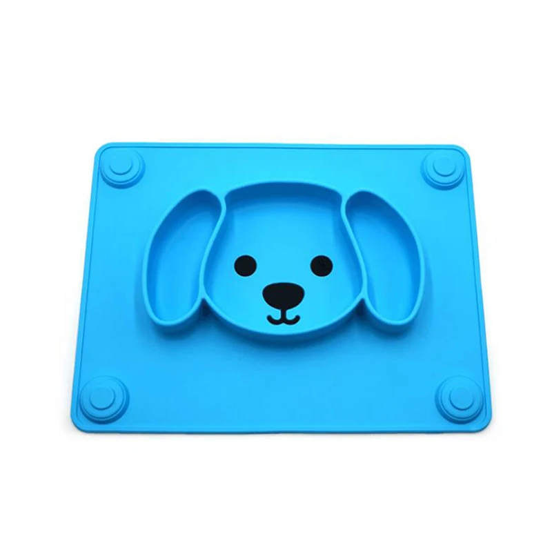 Детские Силиконовые тарелки Детская тарелка столовая посуда милая мультяшная