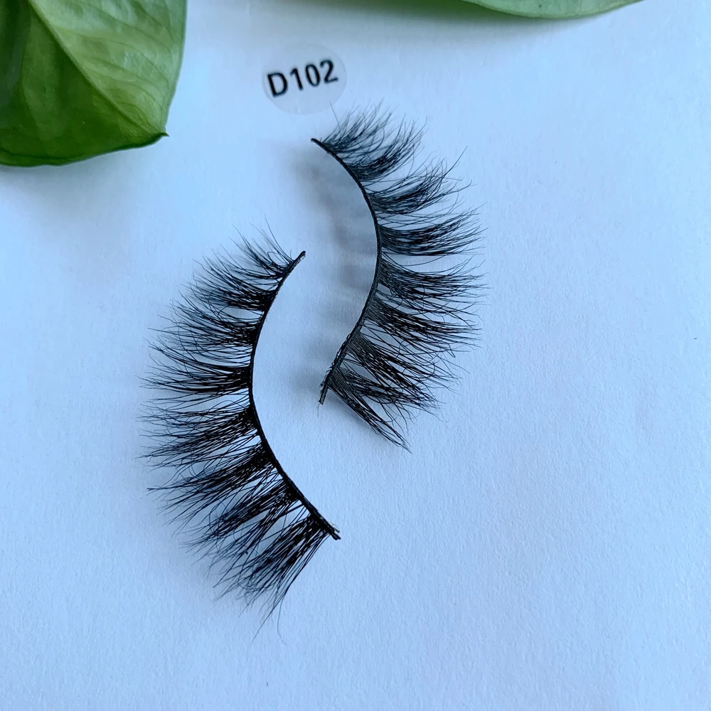 

3Pair 3D Natural Thick False Fake Eyelashes Eye Lashes Makeup Extension Natural Faux Mink Lashes Magnetic Eyelashes
