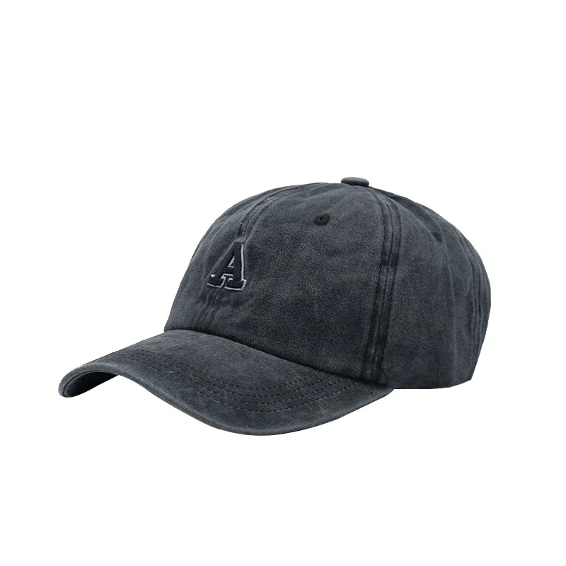 

Hat men and women caps street cowboy leisurely ins show face small letter embroidery wild old baseball