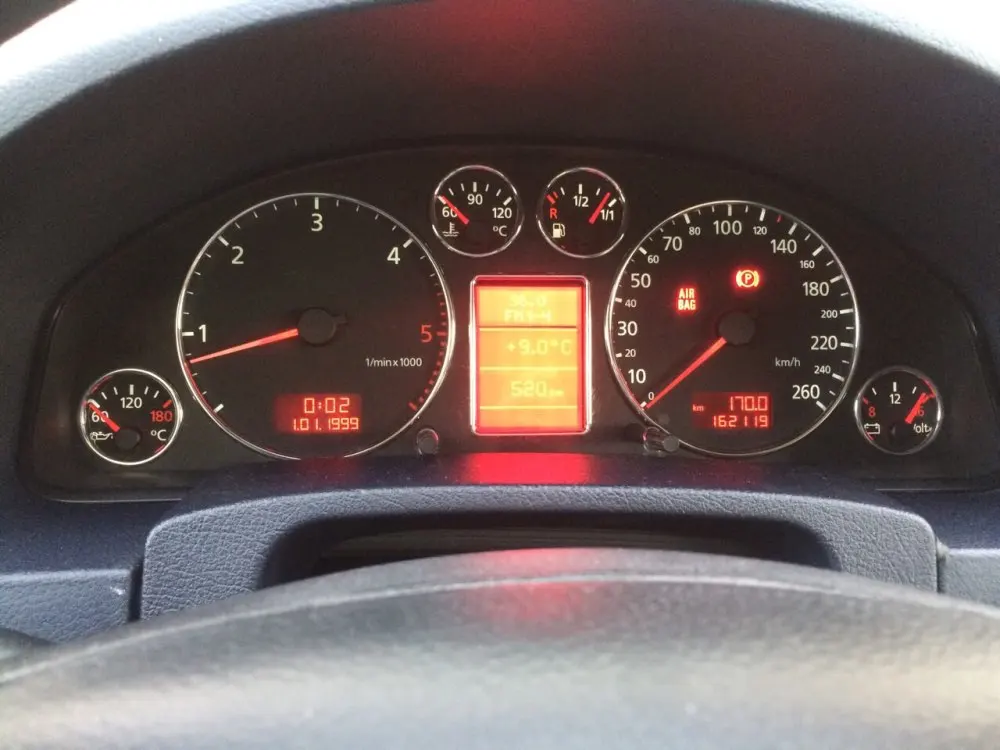 Хромированное кольцо спидометр для Audi A3 8L A4 8D B5 A6 4B C5|Хромирование| |