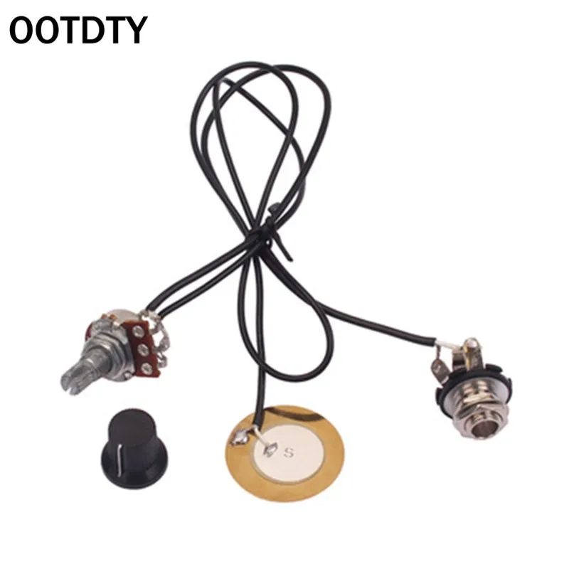 OOTDTY пьезоэлектрический преобразователь Пикап усилитель для гитары скрипки