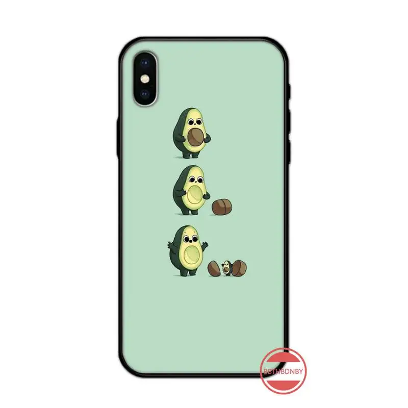 

avocado aesthetic cute cartoon fashion Phone Case for iPhone 11 12 mini pro XS MAX 8 7 6 6S Plus X 5S SE 2020 XR