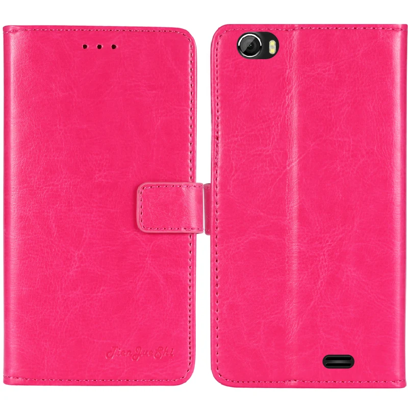 Прочный защитный кожаный чехол в стиле ретро для телефона Digma LINX X1 PRO ALFA 3G |