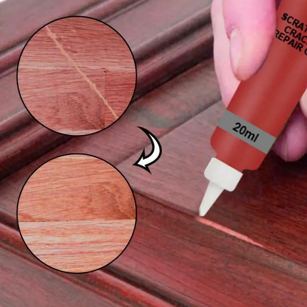 

New Furniture Breakage Repair Cream 20 Ml Waterproof Scratch Restore Paste Red White Black Brown Color Can Choose