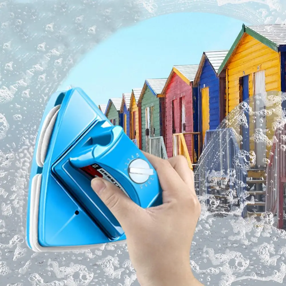 

High-strength magnetic double-sided cleaning brush, high-level window screen dust collector, household glass desktop, convenient