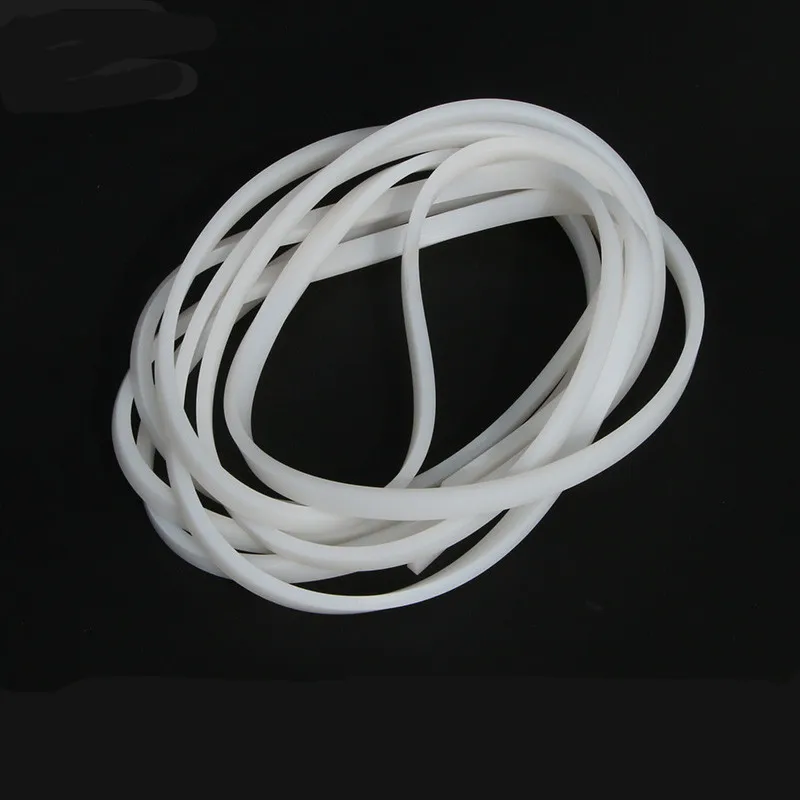 8 мм x высокотемпературная устойчивая белая квадратная уплотнительная лента из